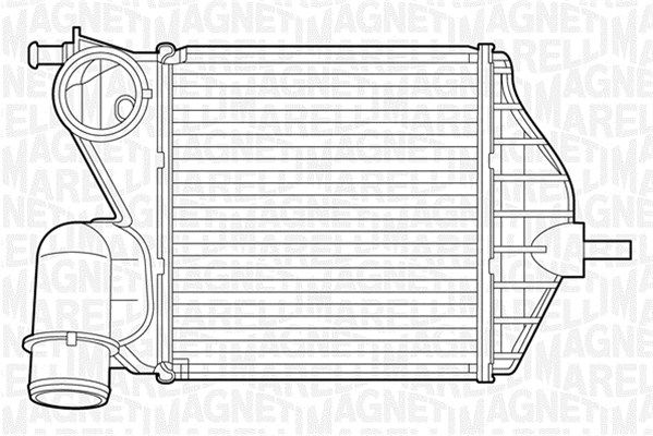 MAGNETI MARELLI Kompressoriõhu radiaator 351319201450